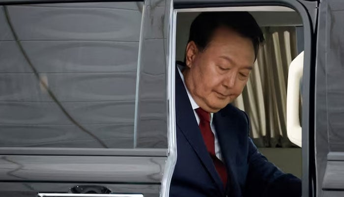 South Koreas former President Yoon Suk Yeol arrives at Seoul High Prosecutors Office to attend questioning on June 28, 2025. — Reuters