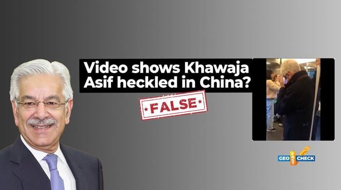 Fact-check: Old video of Khawaja Asif resurfaces out of context