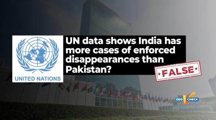 Fact-check: UN data shows India has more cases of enforced disappearances than Pakistan?