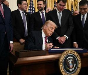 Trump signs stablecoin law as crypto industry aims for mainstream adoption